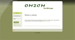 Desktop Screenshot of om2cm.sk