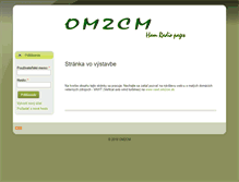 Tablet Screenshot of om2cm.sk